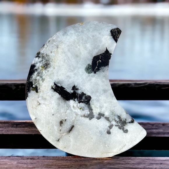 Other - Rainbow moonstone crystal moon